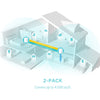 TP-LINK Whole Home Mesh WiFi 6 System AX3000 Dual-band Wi-Fi 6 Mesh System | 2-Pack, White