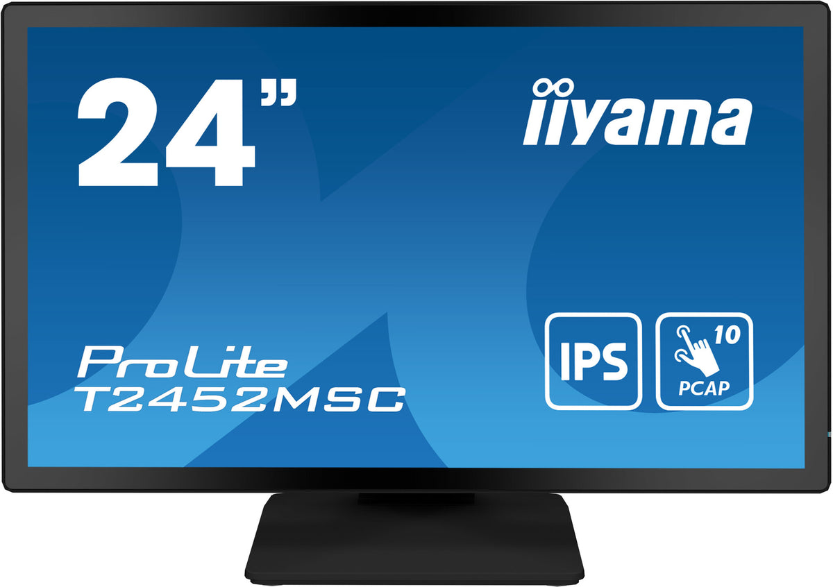 iiyama ProLite T2452MSC-B1 24" Full HD Monitor | 1920 x 1080 60Hz HDMI DP