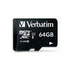 Verbatim Tablet U1 microSDHC Card with USB Reader 64GB