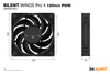 be quiet! SILENT WINGS PRO 4 PWM Case Fan | 120mm 3000 RPM 83.9 CFM PWM Fluid Dynamic Bearing (FDB) Black