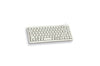 CHERRY G84-4100 COMPACT KEYBOARD Corded, USB/PS2, Light Grey, (QWERTY - UK) Keyboard | Wired, QWERTY, Grey