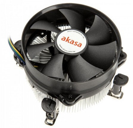 Akasa AK-959CU CPU Cooler | 90mm 3000 RPM 56.81 CFM Intel Compatible Black