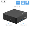 MSI Cubi NUC AI 1UMG Intel Core Ultra 5 125H, Desktop PC, NUC, SFF, Mini Computer, HTPC, (16GB RAM, 512GB Storage, Windows 11 PRO), Intel Graphics/DDR5/Dual ThunderBolt 4/Dual HDMI/Dual LAN/WiFi 6E/BT 5.3/VESA