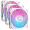 Corsair iCUE LINK RX120 RGB Case Fan | 120mm 2100 RPM 73.5 CFM PWM RGB Magnetic levitation bearing White