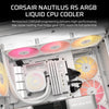 Corsair Nautilus 240 RS ARGB Liquid Processor All-in-one liquid cooler Black 1 pc(s)