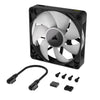 Corsair iCUE LINK RX120 RGB Case Fan | 120mm 2100 RPM 73.5 CFM PWM RGB Magnetic levitation bearing Black