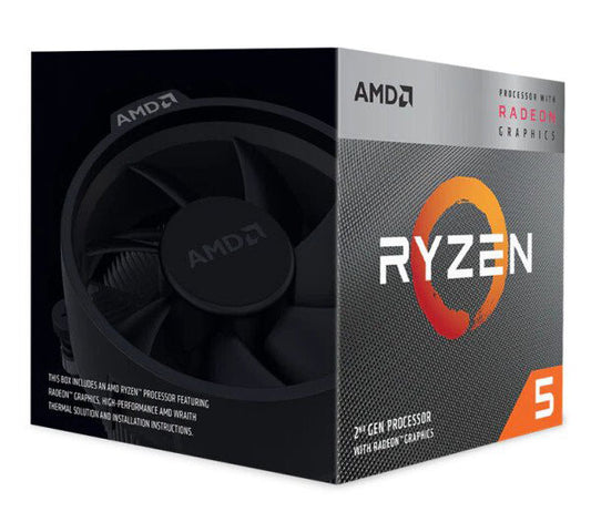 AMD Ryzen 5 3400G 4 Core Processor | AM4 3.7 GHz 4MB Cache | Cooler Included | Radeon RX Vega 11