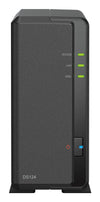 Synology DiskStation DS124 + 1 x HAT3300 4TB Desktop NAS | 1-bay, HDD & SSD, Realtek CPU, 1 GB GB RAM, 1 x LAN Ports