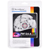 Silverstone FW124 Computer case Air cooler Black, White 1 pc(s)