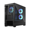Fractal Design Pop Mini Air RGB Mini Tower PC Case Black | Liquid Cooling Support