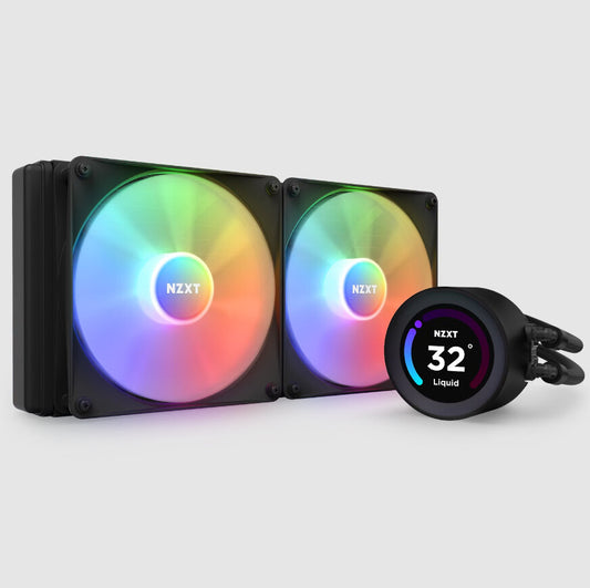 NZXT Kraken Elite 280 RGB AIO Liquid Cooler | 280mm 1500 RPM 90.79 CFM PWM RGB Black