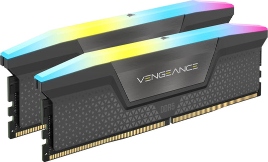 Corsair Vengeance 32 GB (2x16 GB) DDR5 6000 MHz Memory Kit | CL36, XMP, Heatsink, ARGB