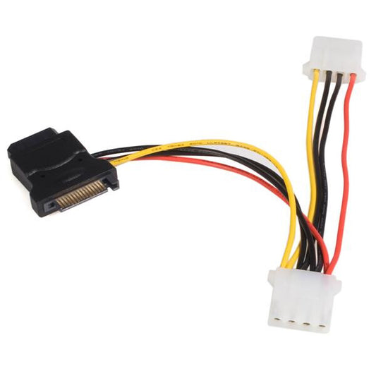 StarTech SATA to LP4 Power Cable Adapter with 2 Additional LP4