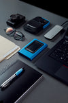 Kingston IronKey Vault Privacy 80 7.68 TB Encrypted Portable SSD | USB 3.2 Gen 1 Blue