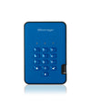 iStorage diskAshur2 1 TB Encrypted External HDD | USB 3.2  Blue