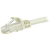 StarTech.com 5m CAT6 Ethernet Cable - White CAT 6 Gigabit Ethernet Wire -650MHz 100W PoE RJ45 UTP Network/Patch Cord Snagless w/Strain Relief Fluke Tested/Wiring is UL Certified/TIA