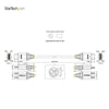 StarTech.com 20in (50cm) HDMI 2.1 Cable 8K - Certified Ultra High Speed HDMI Cable 48Gbps - 8K 60Hz/4K 120Hz HDR10+ eARC - Ultra HD 8K HDMI Cord - Monitor/TV/Display - Flexible TPE Jacket