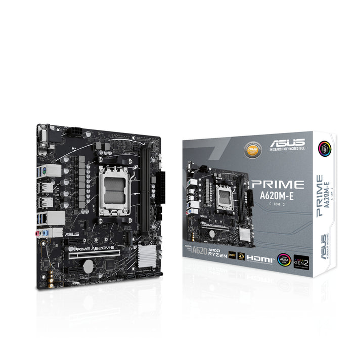 ASUS PRIME A620M-E-CSM mATX Motherboard | AM5 | 2x DDR5 Slots