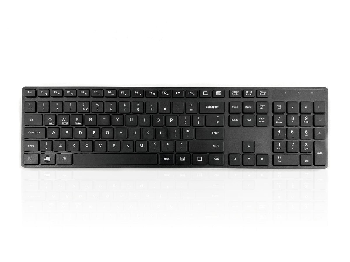 Accuratus KYBAC301-BTBLK Keyboard | Wireless, QWERTY, Black