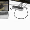 StarTech.com USB-C & USB-A Dock - Hybrid Universal Triple Monitor Laptop Docking Station DisplayPort & HDMI 4K 60Hz - 85W Power Delivery, 6x USB Hub, GbE, Audio - USB 3.1 Gen 2 10Gbps
