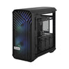 Fractal Design Torrent Compact ARGB Tower PC Case Black | Liquid Cooling Support