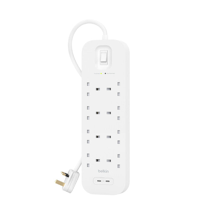 Belkin SRB004af2M White 8 AC outlet(s) 2 m