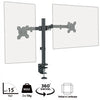 piXL DOUBLE ARM monitor mount / stand 68.6 cm (27") Black Desk