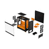Fractal Design Pop Air RGB Tower PC Case Black, Orange | Liquid Cooling Support