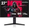 Koorui 27E3Q 27" Quad HD Curved Gaming Monitor | 2560 x 1440 240Hz 1ms HDMI DP