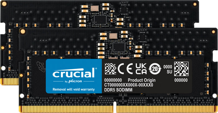 Crucial CT2K8G48C40S5 16 GB (2x8 GB) DDR5 4800 MHz Memory Kit | CL40