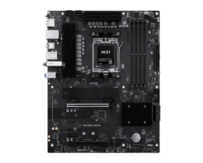 MSI PRO B850-S WIFI6E ATX Motherboard | AM5 | 4x DDR5 Slots | Wi-Fi 6E