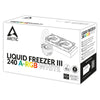 ARCTIC Liquid Freezer III 240 AIO Liquid Cooler | 240mm 2000 RPM 48.82 CFM PWM RGB Fluid Dynamic Bearing (FDB) Intel & AMD Compatible White