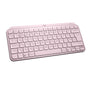 Logitech MX Keys Mini Keyboard | Wireless, QWERTY, Pink, Backlit