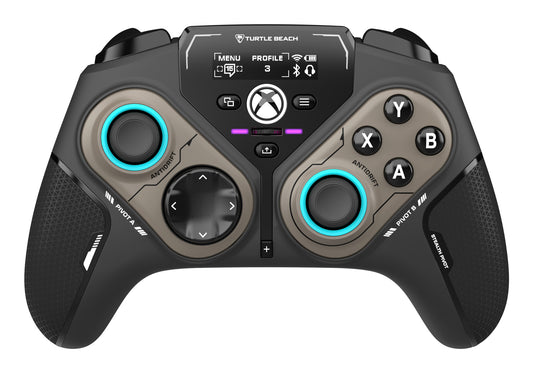Turtle Beach Stealth Pivot Wireless Smart Game Controller with Rotating Modules, Display Dashboard, Hall-Effect Sticks, Remappable Buttons for Windows PC, Xbox Series X or S and Xbox One