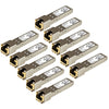 StarTech Cisco GLC-T Compatible SFP Transceiver Module - 1000BASE-T - 10 Pack~Cisco GLC-T Compatible SFP Module (10 Pack) - 1000BASE-T - SFP to RJ45 Cat6/Cat5e - 1GE Gigabit Ethernet SFP - RJ-45 100m - Cisco Firepower, ASR920, IE2000