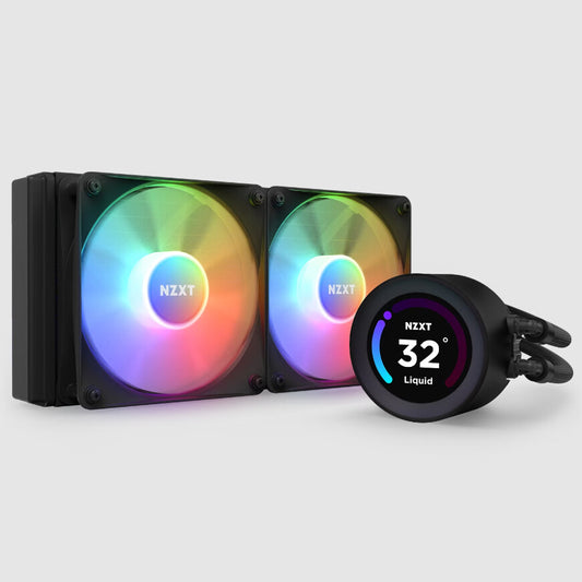 NZXT Kraken Elite 240 RGB AIO Liquid Cooler | 240mm 1800 RPM 78.86 CFM PWM RGB Black