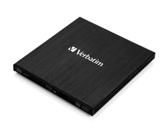 Verbatim External Slimline Optical Disc Drive Blu-Ray RW Black