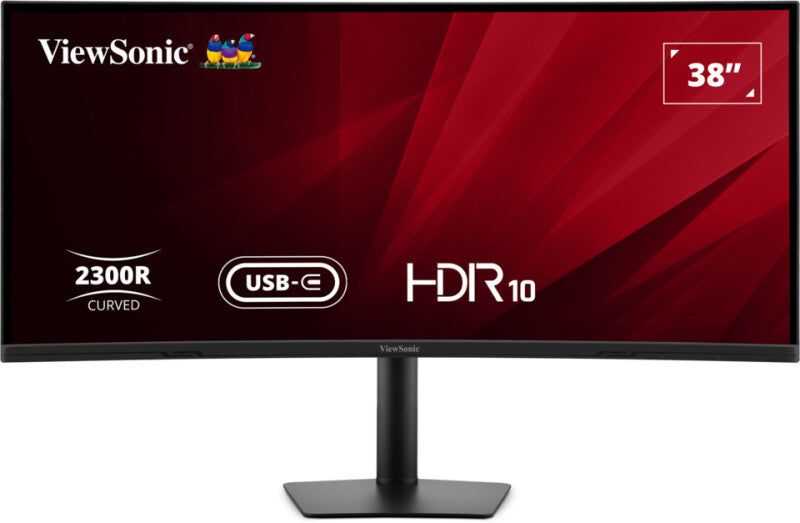 Viewsonic VA3820C 38" Wide Quad HD+ Curved Monitor | 3840 x 1600 75Hz USB-C HDMI DP
