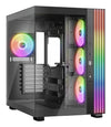 be quiet! LIGHT BASE 600 LX Black ARGB Midi Tower PC Case Black | Liquid Cooling Support