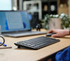 Trust Lyra Keyboard | Wired & Wireless, QWERTY, Black, Mouse Included