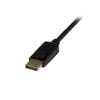 StarTech 3ft (1m) DisplayPort to DVI Cable - 1080p Video - Active DisplayPort to DVI Adapter Cable - DisplayPort to DVI-D Cable Converter Single Link - DP 1.2 to DVI Monitor Cable