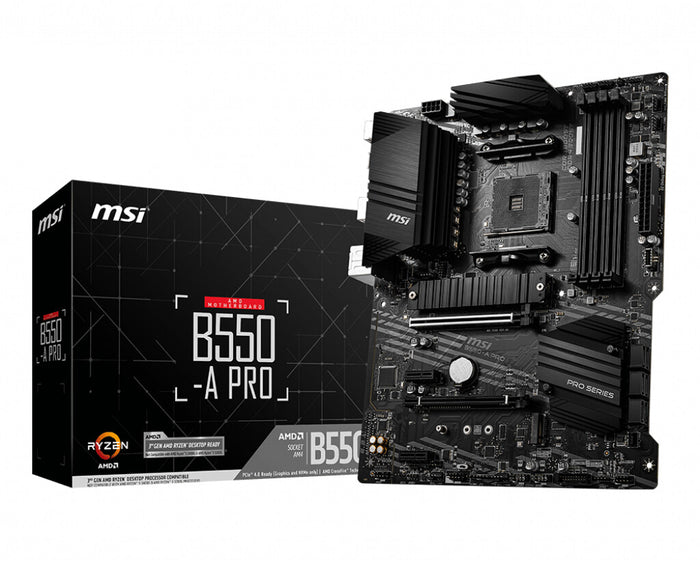 MSI B550-A PRO ATX Motherboard | AM4 | 4x DDR4 Slots