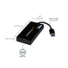 StarTech.com USB 3.0 to HDMI Adapter - 4K 30Hz Ultra HD - DisplayLink Certified - USB Type-A to HDMI Display Adapter Converter for Monitor - External Video & Graphics Card - Mac & Windows