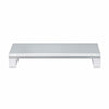 StarTech.com Ergonomic Monitor Riser Stand, Up to 33lb/15kg, Fixed height 3.5in/9cm, Desktop Computer Monitor/Laptop Riser, Steel Base, Quick Assembly, Optimize Desk Space