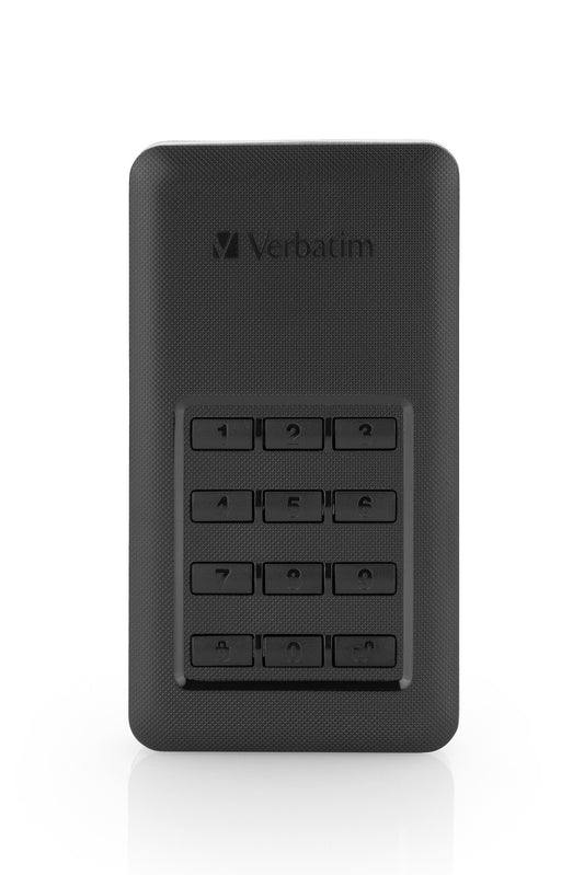 Verbatim Store 'n' Go 256GB Portable SSD |Password protection USB 3.2 Gen 1 Type-C | Black