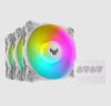 ASUS TUF GAMING TF120 ARGB WHITE EDITION 3IN1 Cooler | 120mm 1900 RPM 76 CFM RGB White