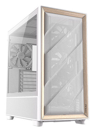Antec FLUX ARGB Midi Tower PC Case White | Liquid Cooling Support