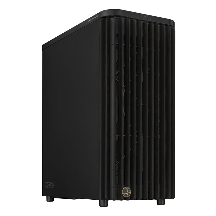ASUS ProArt PA401 Wood METAL PWM (Black) Tower PC Case Black | Liquid Cooling Support