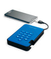 iStorage diskAshur2 1 TB Encrypted External HDD | USB 3.2  Blue