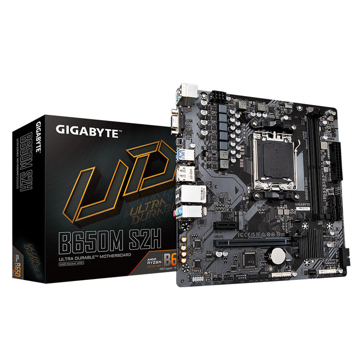 Gigabyte B650M S2H mATX Motherboard | AM5 | 2x DDR5 Slots